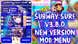 Subway Surfers (Barcelona) v3.8.0 Advanced Mod Menu Apk V28 [God Mod, Everything Unlocked etc.]