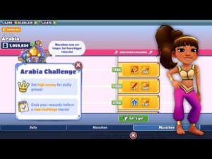 Subway Surfers Marathon Challenge : Arabia (2.22.0 NEW FEATURE)