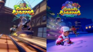 Subway Surfers: Oxford VS Subway City Xmas! Gameplay