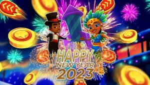 Subway Surfers Subway City Xmas 2022 - Pack 03 : New Year's Bundle - Happy New Year 2023