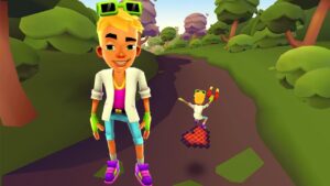 Subway Surfers Theo Yêu Cầu – Nick Và Ván Trượt Pixel Heart