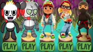 Tag with Ryan - Combo Panda Crew vs Subway Surfers Core Crew - Run Gameplay