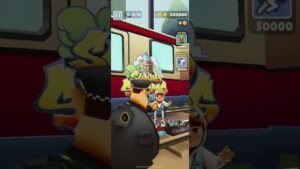 Trying tricks in Subway surfers lol