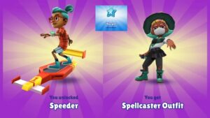 Unlocking Speeder & Spellcaster Outfit Subway Surfers Oxford