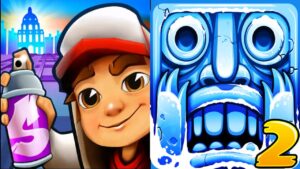 iGameMix🏛SUBWAY SURFERS OXFORD @TEMPLE RUN 2 FROZEN SHADOW😍Kid Gameplay #1302
