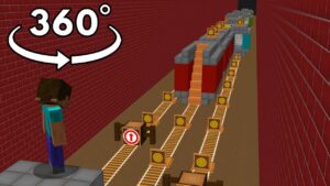360° POV: subway surfers in minecraft