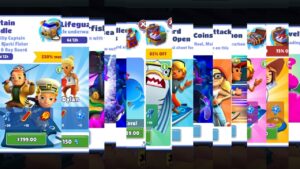 All Upcoming Bundles of Subway Surfers World Tour Underwater City 2023 by Time Travel Subway Surfers