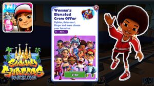 Celebrating Women's Day - Subway Surfers Barcelona 2023 - Women's Elevated Crew Offer - Ella