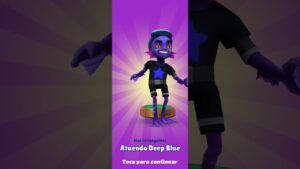 Consigo atuendo "Deep Blue" para Noel - Subway Surfers.