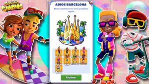 FAREWELL GIFT IN BARCELONA - SUBWAY SURFERS BARCELONA 2023