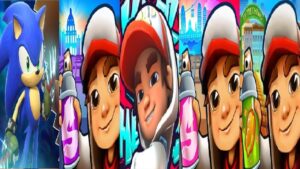 SONIC DASH VS Subway Surfers 2 Hoverboard Heroes VS Subway Surfers Oxford Barcelona Chinese Version