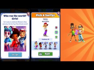 SUBWAY SURFERS BARCELONA 2023 : WOMEN'S DAY TAG TIME ATTACK (TRICKY)
