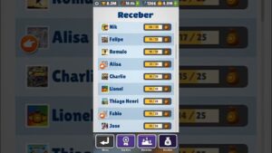 SUBWAY SURFERS COLETANDO MOEDAS DOS AMIGOS DO FACEBOOK 03 ♡ ♥