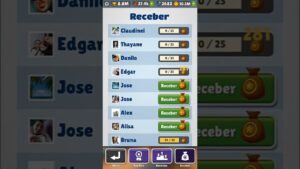 SUBWAY SURFERS COLETANDO MOEDAS DOS AMIGOS DO FACEBOOK 07  ♡ ♥