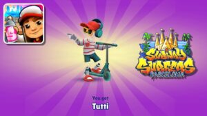 Season Hunt Reward - Tutti - Subway Surfers Barcelona 2023