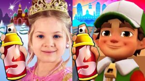 Subway Surfers Barcelona 2023 Elf Jake vs Kids Diana Jungle Runner Gameplay HD