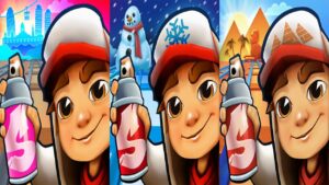 Subway Surfers Barcelona 2023 VS Christmas 2022 VS Cairo