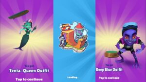 Subway Surfers Hoverboard Challenge with Koral Tenta Queen Outfit and Noel Deep Blue Outfit 2023