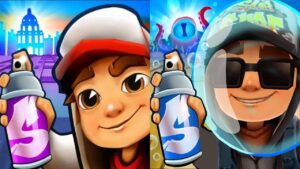 Subway Surfers Underwater 2023 Jake Dark Outfit vs Subway Surfers Oxford 2023 Boombot Gameplay HD