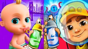 Subway Surfers Underwater 2023 Pride Jake vs Baby Run Gameplay HD