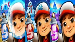 Subway Surfers Underwater 2023 vs Subway Surfers Barcelona vs Subway Surfewrs Subway City Xmas