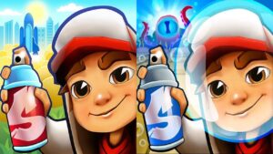 Subway Surfers Underwater 2023 vs Subway Surfers Houston 2021 Gameplay HD