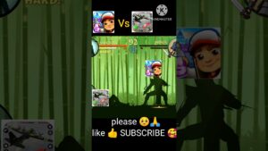 Subway surfers Vs  fire game gun games 3d Battle #short #shorts #viralshort #shortvideo #trending