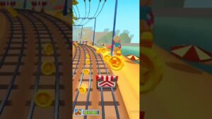 Subway surfers playing