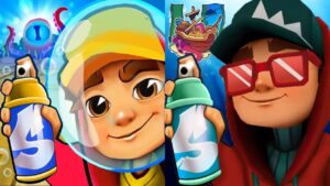 iGameMix👩‍🚒2023 @Jake Festival 🆚 Pride Jake @Subway Surfers Underwater👏Kid Gameplay #232