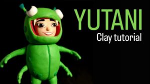 making YUTANI from Subway surfers with clay!