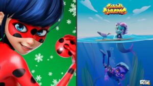 Miraculous Ladybug & Cat Noi‪r 🐞Help Miraculous Ladybug! VS Subway Surfers 🏄  Underwater MAP 2023!