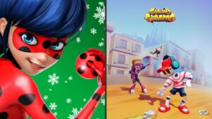 Miraculous Ladybug & Cat Noi‪r 🐞VS Subway Surfers 🏄 Barcelona 2023!