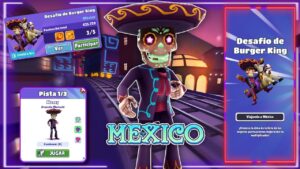 NEW BURGER KING CHALLENGE : MEXICO - SUBWAY SURFERS CHICAGO 2023 !!