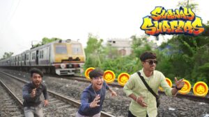 Real subway surfers Challenge with Friends 😱