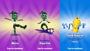 SUBWAY SURFERS UNDERWATER 2023 : UNLOCK MOIRA and VIPERFISH BOARD !!
