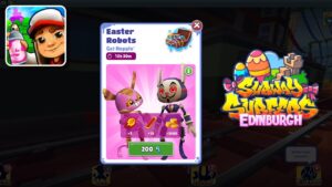 Subway Surfers Edinburgh 2023 Easter Robots Bundle Get Hopping