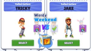 Subway Surfers Edinburgh 2023 : Wordy Weekend - Tricky VS Jake !!