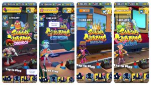 Subway Surfers Edinburgh vs Underwater vs Barcelona vs Oxford 2023