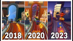 Subway Surfers Map Comparison | CHICAGO | 2018 - 2020 - 2023
