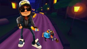 Subway Surfers Theo Yêu Cầu –  Jake Dark Outfit Và Ván Trượt Buddy Bear
