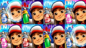 Subway Surfers Underwater vs Hong Kong vs Barcelona vs Journey To The East Full Screen Gameplay