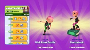 Subway Surfers Unlocking Callum Pink Punk Outfit & Mystery Hurdles in Edinburgh 2023 by Time Travel