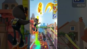 Subway💝Surfers💕 Jake Dark Outfit  flying🚀 2023 #shorts #subwaysurfers #game