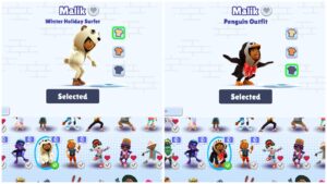 Use Event Coins to unlock Malik and Penguin Outfit Subway Surfers Underwater 2023