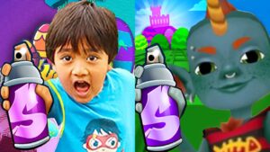 iGameMix👩‍🚒 Callum Edinburgh Subway Surfers 🆚Tag With Ryan👏Kid Play #249