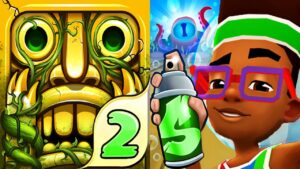 iGameMix👩‍🚒Pride Fresh Subway Surfers Underwater 🆚Temple Run 2 Joshua Woods👏Kid Play #243