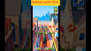 End of  Subway surfers game #shortvideo #viral for #youtubeshor @gaming36907