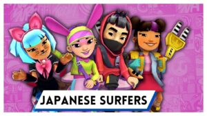 JAPANESE CHARACTERS - Subway Surfers - Harumi, Bonnie, Yutani and Akira