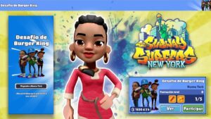 NEW THE BURGER KING CHALLENGE IN NEW YORK WITH LANA - SUBWAY SURFERS 2023