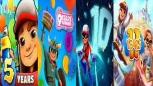 SUBWAY SURFERS 5TH BIRTHDAY VS 9TH BIRTHDAY VS 10TH BIRTHDAY VS 11TH BIRTHDAY